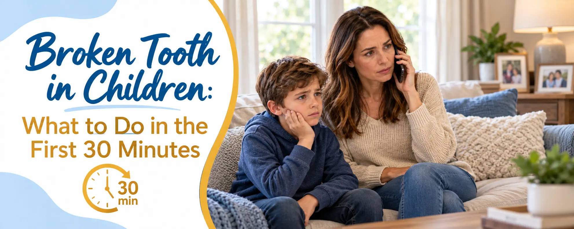 Broken Tooth in Children: What to Do in the First 30 Minutes